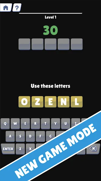Wordly - Try to Guess Word [MOD: безлимитные попытки и подсказки] последняя версия — скриншот 1