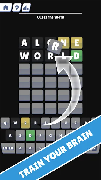 Wordly - Try to Guess Word [MOD: безлимитные попытки и подсказки] последняя версия — скриншот 3