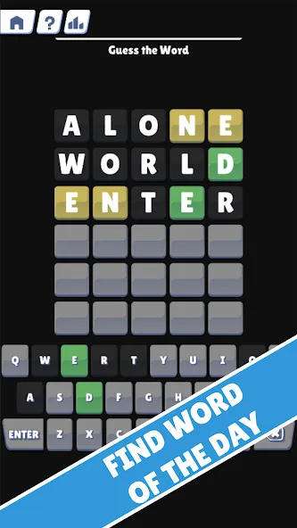 Wordly - Try to Guess Word [MOD: безлимитные попытки и подсказки] последняя версия — скриншот 4