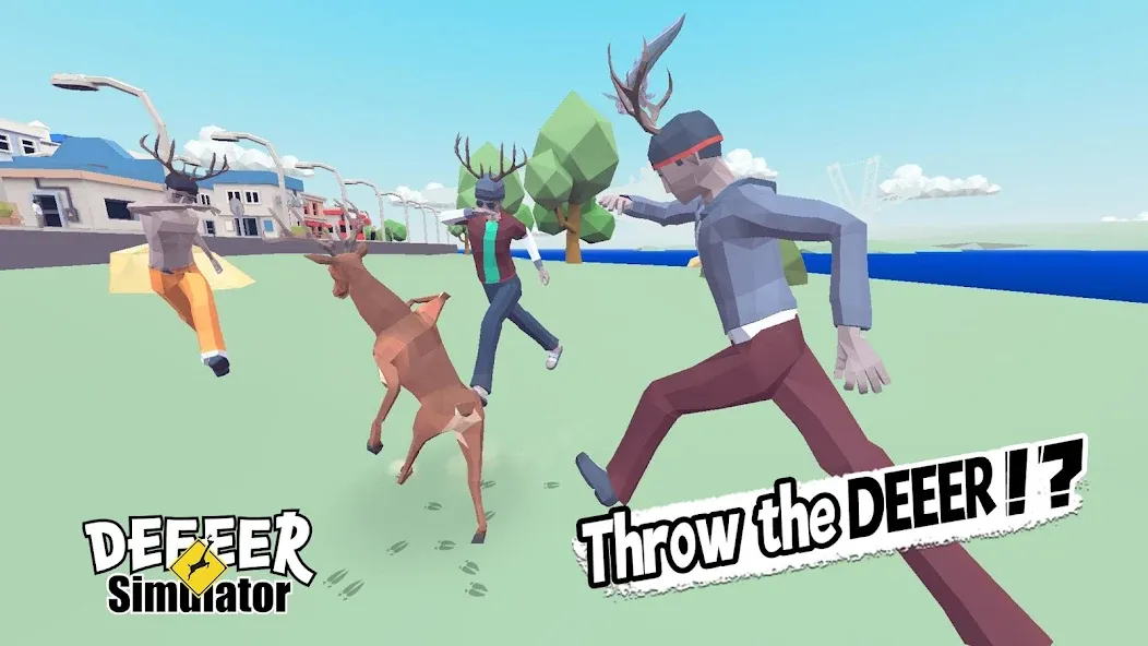 DEEEER Simulator: Modern World [MOD: безлимитные деньги и открыты все уровни] на Андроид — скриншот 2