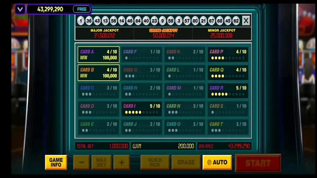 Скачать Vegas Keno [MOD: безлимитные монеты и быстрые выигрыши] на телефон — скриншот 4