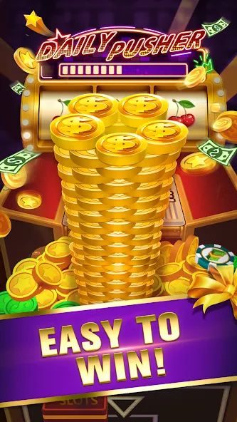 Скачать взлом Daily Pusher Slots 777 [MOD: безлимитные монеты и бонусы] — скриншот 1