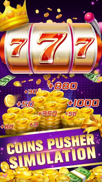 Скачать взлом Daily Pusher Slots 777 [MOD: безлимитные монеты и бонусы] — скриншот 2