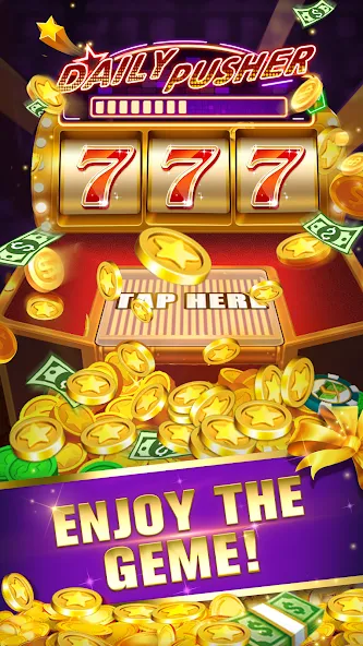 Скачать взлом Daily Pusher Slots 777 [MOD: безлимитные монеты и бонусы] — скриншот 3