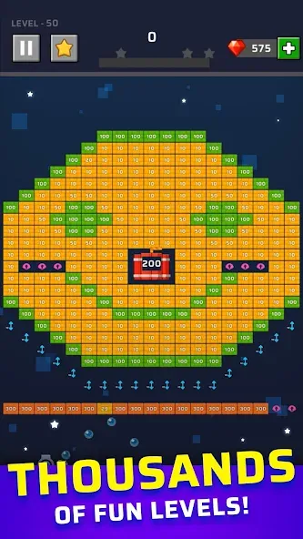Скачать Brick Out - Shoot the ball [MOD: без рекламы и бесконечные жизни] на телефон — скриншот 2