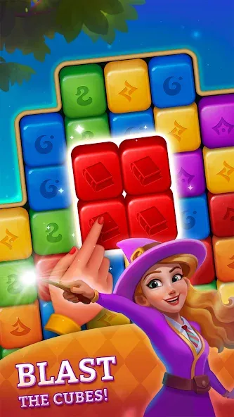 Скачать Magic Blast: Mystery Puzzle [MOD: безлимитные жизни и подсказки] — скриншот 2