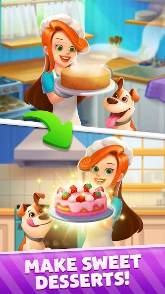 Скачать Sweet Cube Blast [MOD: безлимитные жизни и усилители] на телефон — скриншот 1