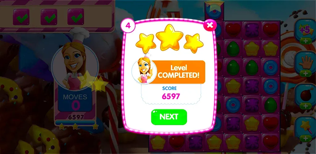 Скачать Jelly Kingdom Crush - Match 3 [MOD: безлимитные монеты и жизни] на телефон — скриншот 4