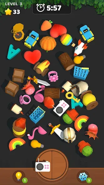 Match 3D Blast Matching Games [MOD: безлимитные подсказки и жизни] последняя версия — скриншот 1