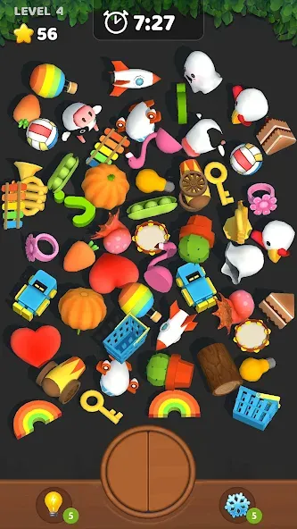 Match 3D Blast Matching Games [MOD: безлимитные подсказки и жизни] последняя версия — скриншот 2