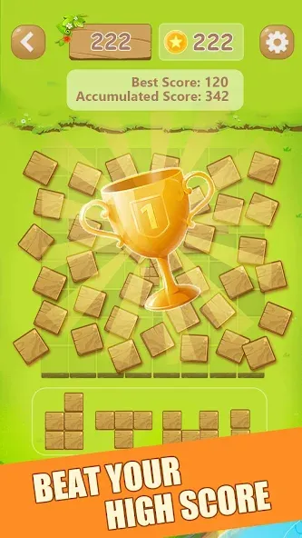 Puzzle Green Blocks [MOD: все уровни и без рекламы] последняя версия — скриншот 1
