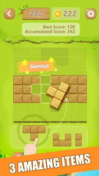 Puzzle Green Blocks [MOD: все уровни и без рекламы] последняя версия — скриншот 3