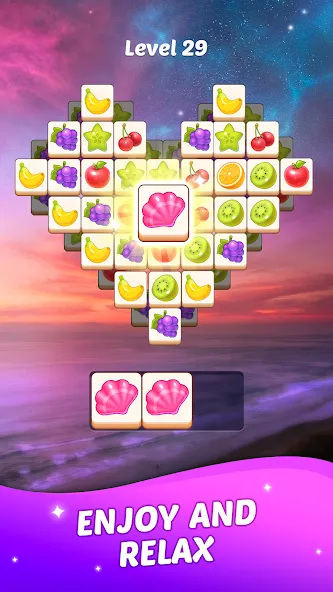 Match Tile Scenery [MOD: безлимитные подсказки и монеты] последняя версия — скриншот 1