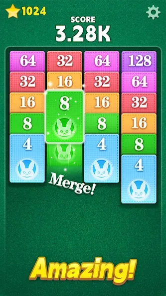 Скачать взлом Merge Card Puzzle [MOD: безлимитные монеты и подсказки] — скриншот 2