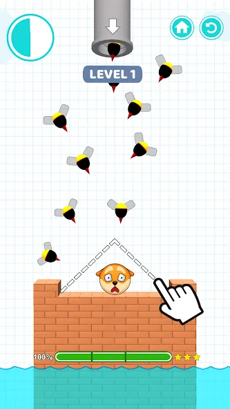 Save Balls: Brain Teaser Games [MOD: безлимитные подсказки и открыты уровни] последняя версия — скриншот 1