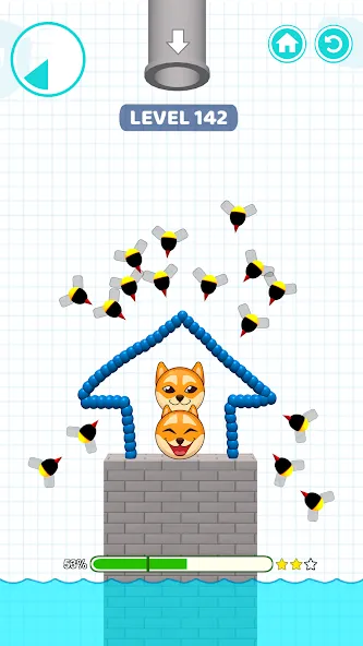 Save Balls: Brain Teaser Games [MOD: безлимитные подсказки и открыты уровни] последняя версия — скриншот 2