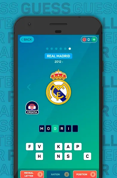 Guess The Footballer 2023 [MOD: открыты все уровни и подсказки] — Скачать бесплатно (APK) — скриншот 2