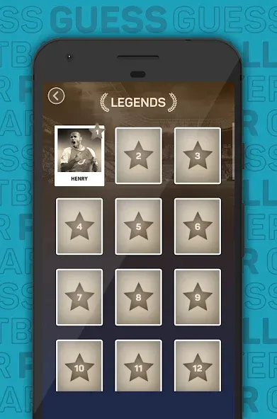 Guess The Footballer 2023 [MOD: открыты все уровни и подсказки] — Скачать бесплатно (APK) — скриншот 5