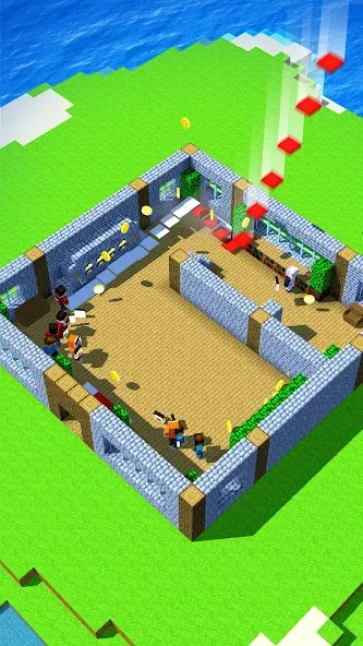 Скачать Tower Craft - Block Building [MOD: безлимитные ресурсы и открыты все блоки] — скриншот 4