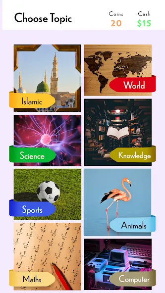 Скачать Quiz Win - Play Quiz & Earn [MOD: без рекламы и удвоенные награды] на телефон — скриншот 1