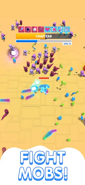 Blob Hero [MOD: безлимитные деньги и усиленный герой] на Андроид — скриншот 2