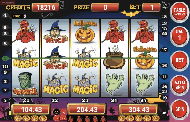 Slot Machine Halloween Lite [MOD: безлимитные монеты и бонусы] (Бесплатно / APK) — скриншот 2