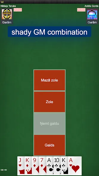 Скачать взлом Latvian card game: RaccoonZole [MOD: безлимитные монеты и всё открыто] — скриншот 3