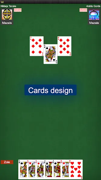 Скачать взлом Latvian card game: RaccoonZole [MOD: безлимитные монеты и всё открыто] — скриншот 4