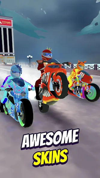 Wild Wheels: Bike Racing [MOD: безлимитные деньги и все байки открыты] (Бесплатно / APK) — скриншот 3