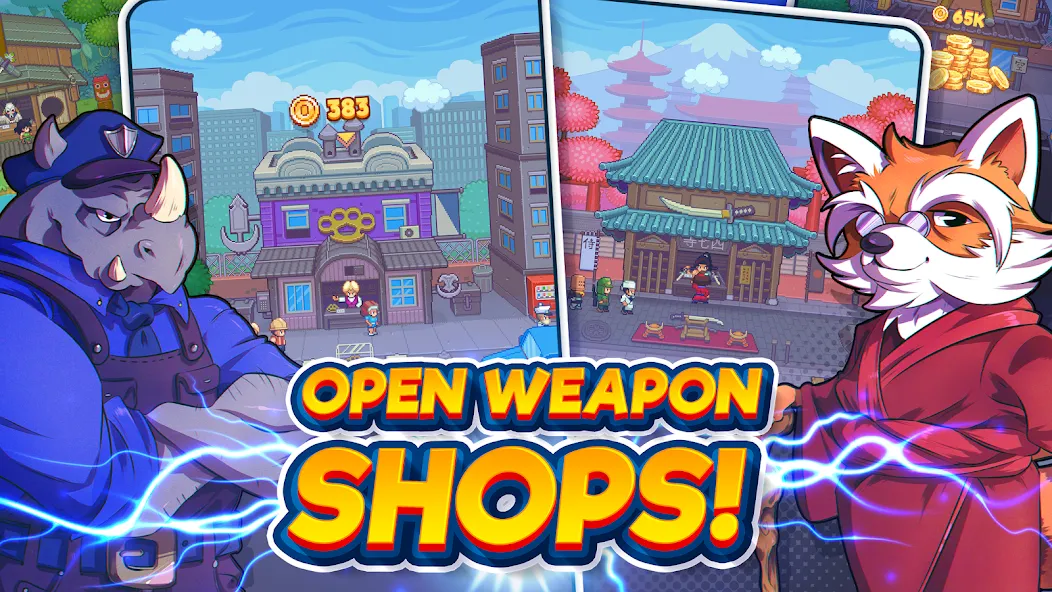 Tap Force [MOD: безлимитные деньги и усиленные бойцы] последняя версия — скриншот 3