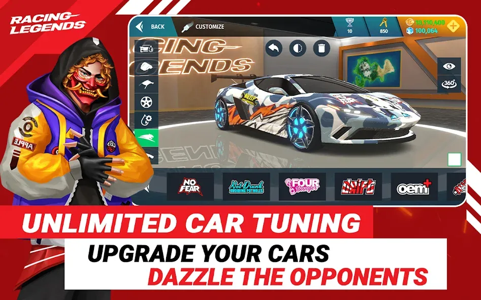 Взломанная Racing Legends Funzy [MOD: безлимитные деньги и топливо] на Андроид — скриншот 3