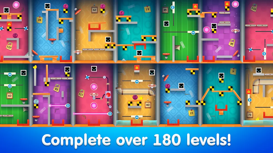 Heart Box: physics puzzle game [MOD: открыты все уровни и решения] на Андроид — скриншот 4