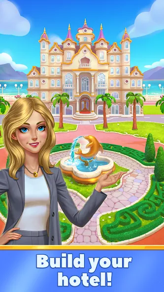 Скачать Emily's Hotel Solitaire [MOD: безлимитные монеты и подсказки] на телефон — скриншот 5