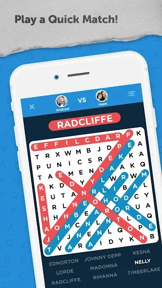 Скачать Infinite Word Search Puzzles [MOD: безлимитные подсказки и монеты] на телефон — скриншот 2