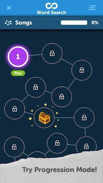 Скачать Infinite Word Search Puzzles [MOD: безлимитные подсказки и монеты] на телефон — скриншот 3