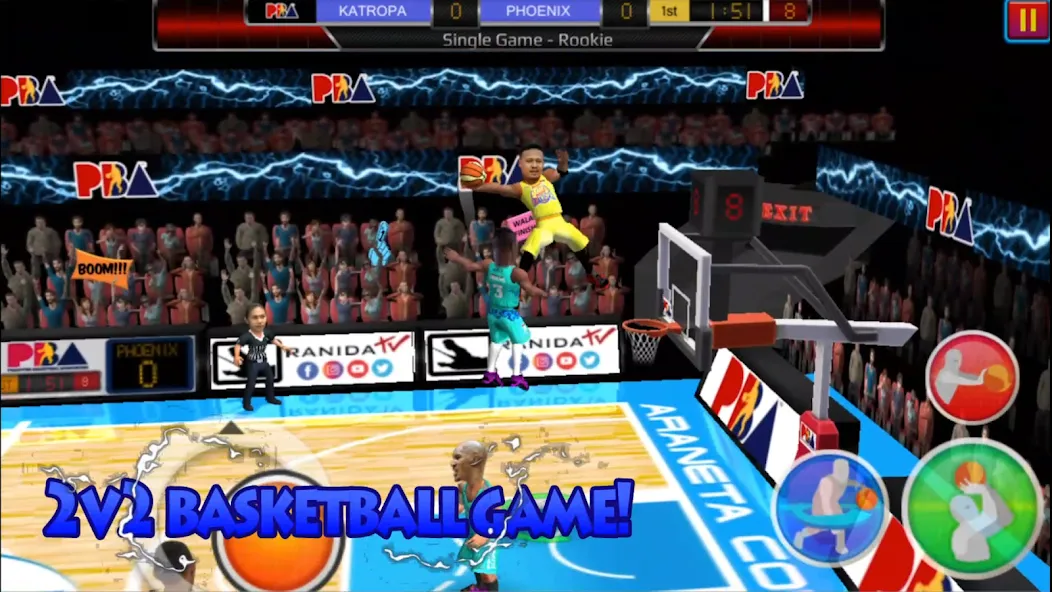 Basketball Slam! [MOD: безлимитные деньги и энергия] последняя версия — скриншот 1