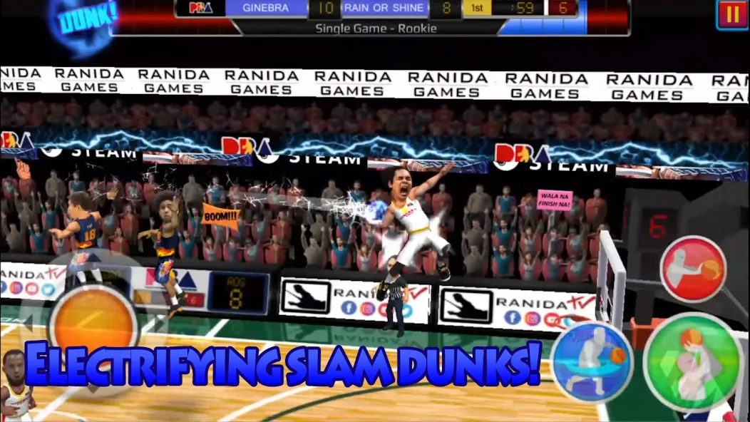 Basketball Slam! [MOD: безлимитные деньги и энергия] последняя версия — скриншот 2