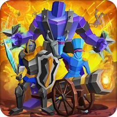 Взломанная Epic Battle Simulator 2 [MOD: безлимитные ресурсы и разблокированы войска] на Андроид