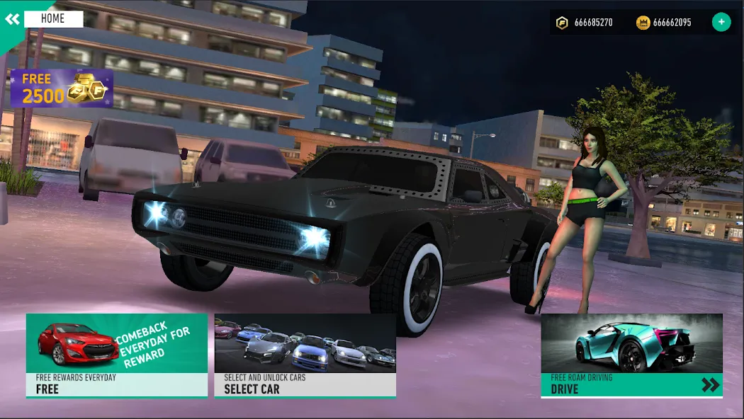 Взломанная Furious Racing - Open World [MOD: безлимитные деньги и все машины открыты] на Андроид — скриншот 2