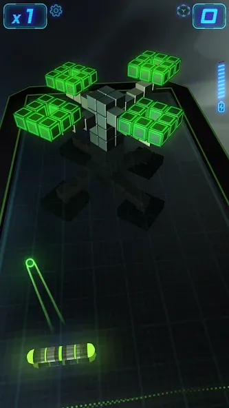 Скачать взлом Micro Breaker [MOD: неограниченные жизни и усиленный шар] — скриншот 2