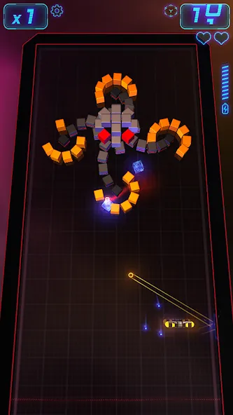 Скачать взлом Micro Breaker [MOD: неограниченные жизни и усиленный шар] — скриншот 5