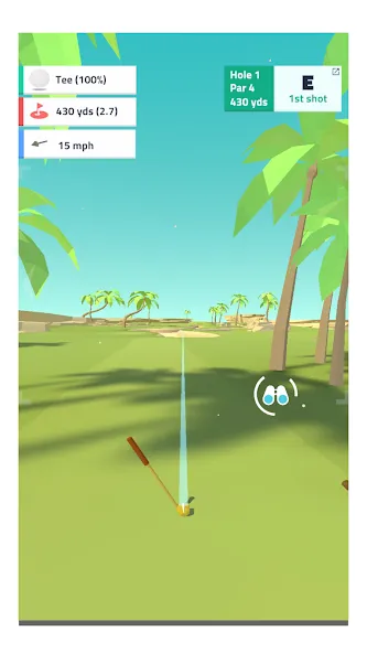 Взломанная Golf Dreams [MOD: безлимитные деньги и премиум открыт] на Андроид — скриншот 1