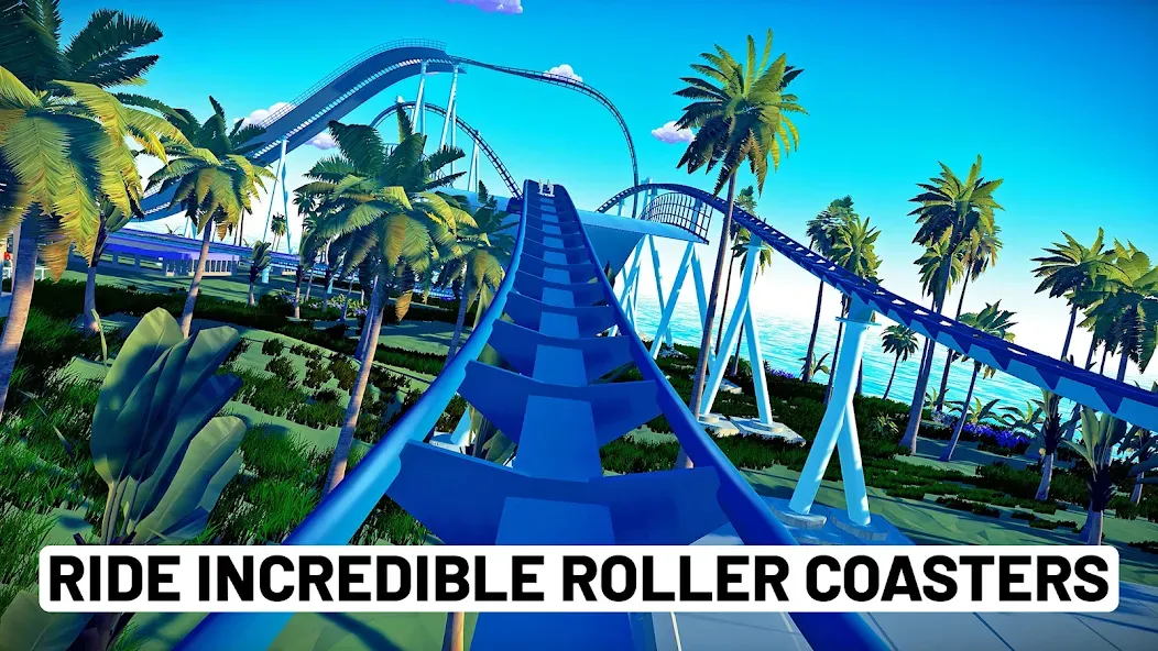 Real Coaster: Idle Game [MOD: безлимитные деньги и все аттракционы] на Андроид — скриншот 3