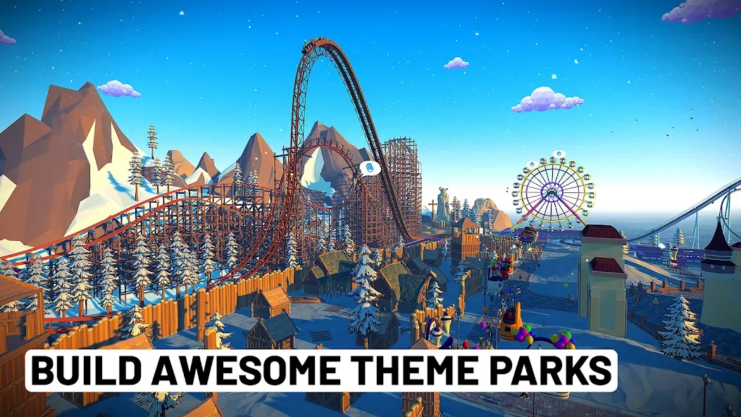 Real Coaster: Idle Game [MOD: безлимитные деньги и все аттракционы] на Андроид — скриншот 4