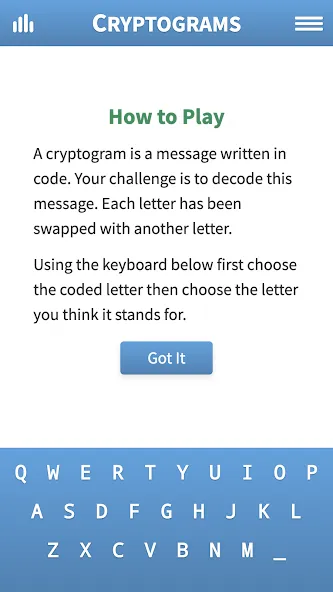 Скачать взлом Cryptograms · Decrypt Quotes [MOD: без рекламы и все цитаты открыты] — скриншот 5