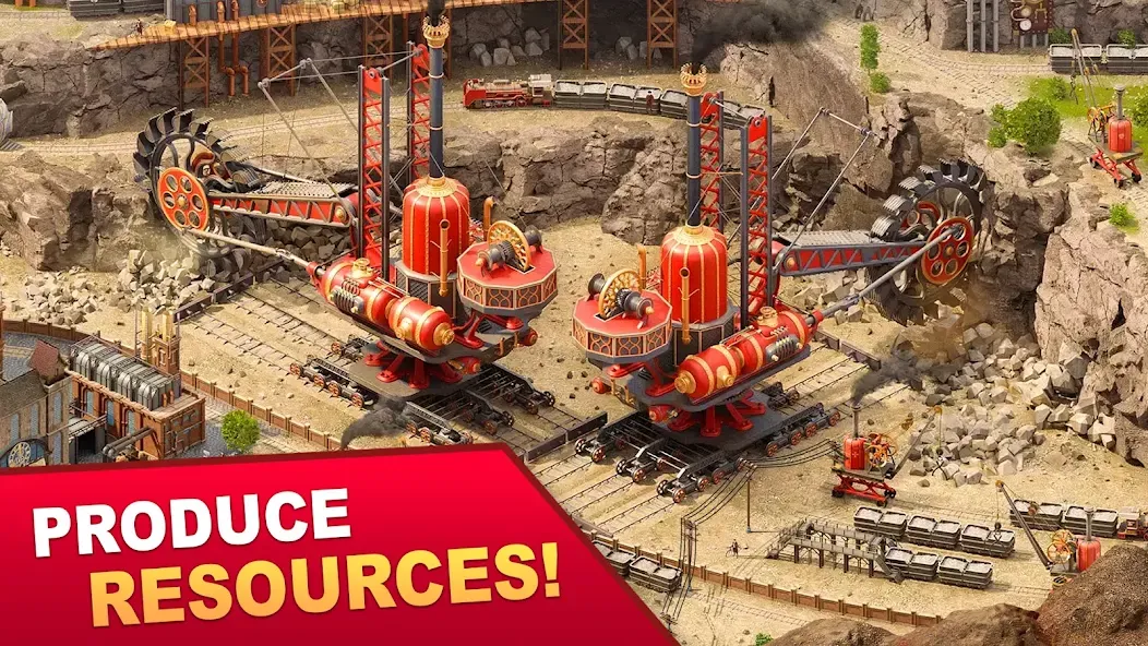 Скачать Steam City: Town building game [MOD: безлимитные деньги и ресурсы] — скриншот 2