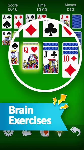 Solitaire [MOD: без рекламы и открыты все темы] на Андроид — скриншот 1