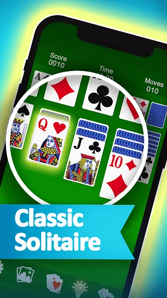Solitaire [MOD: без рекламы и открыты все темы] на Андроид — скриншот 2