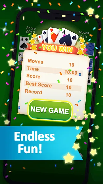 Solitaire [MOD: без рекламы и открыты все темы] на Андроид — скриншот 4