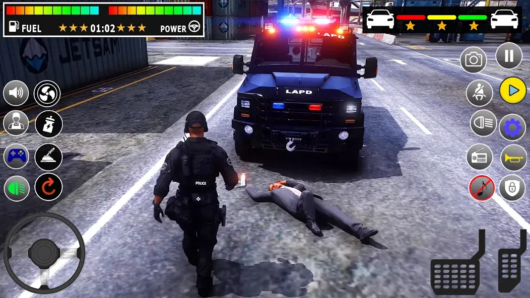 Police Games Simulator: PGS 3d [MOD: безлимитные деньги и все машины открыты] — Скачать бесплатно (APK) — скриншот 5